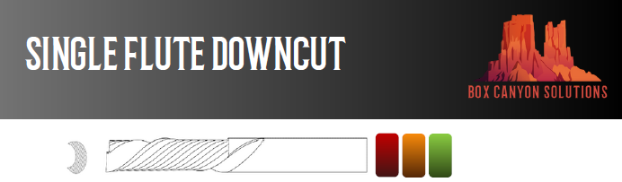 Box Canyon Single Flute "O" Downcut-Alpine Tooling