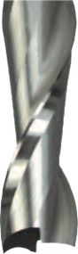 52-200 Double Flute - Solid Carbide Upcut Spiral Wood Rout-Alpine Tooling
